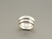 Aileyan Sterling Silver Band Heavy Ring, alternate view 3