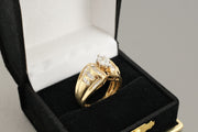 14K Yellow Gold Marquise Diamond Ring, alternate view 6