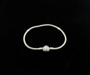 Pandora 925 Silver CZ Heart Bracelet, alternate view 3