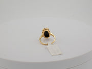 14K Gold Oval Onyx Ring, alternate view 4