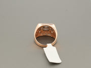 14K Rose Gold Square Diamond Ring, alternate view 6