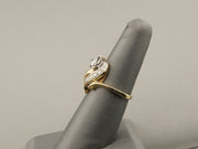 14K Gold Diamond Floral Ring, alternate view 3