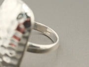 Sterling Silver Hammered Style Oversize Ring, alternate view 8