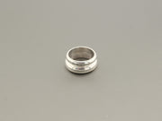 Aileyan Sterling Silver Band Heavy Ring, alternate view 4