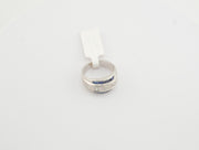 14K White Gold Diamonds and Sapphires Ring, alternate view 5