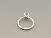 14K White Gold 1ct Lab Grown Princess Cut Diamond Ring, alternate view 8