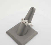 925 Silver with Diamonds Bow Ring, alternate view 2