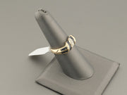 14K Gold Blue Sapphires and Diamond Accents Ring, alternate view 6