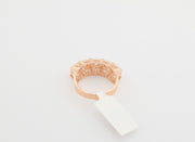 14K Rose Gold CZ Bulky Ring, alternate view 8