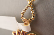 14K Gold Diamond and Rubies Heart Pendant, alternate view 6