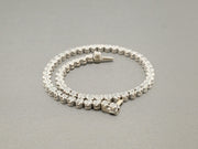 18K White Gold Diamonds Tennis Bracelet, alternate view 8