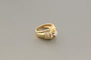 14K Yellow Gold Marquise Diamond Ring, alternate view 4