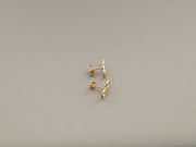 18K Gold Infinity Stud Earrings, alternate view 4